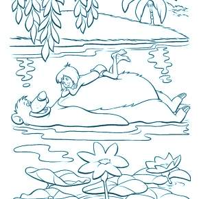 Раскраска Маугли