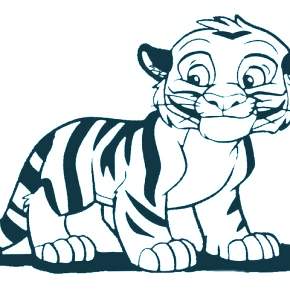 Раскраска Маугли