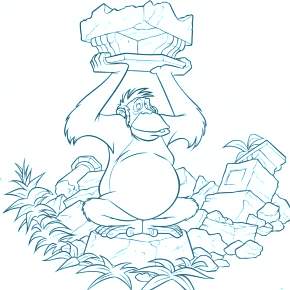 Раскраска Маугли