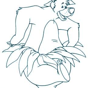 Раскраска Маугли