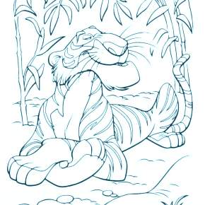 Раскраска Маугли