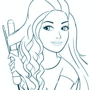 Раскраска Макияж Раскраска Макияж