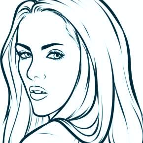 Раскраска Макияж Раскраска Макияж