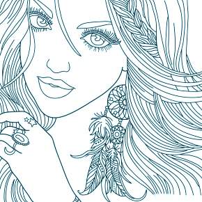 Раскраска Макияж Раскраска Макияж