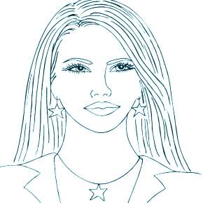 Раскраска Макияж Раскраска Макияж