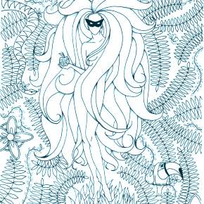 Раскраска Макияж Раскраска Макияж