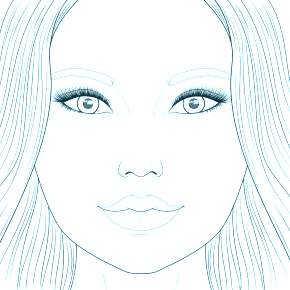 Раскраска Макияж Раскраска Макияж