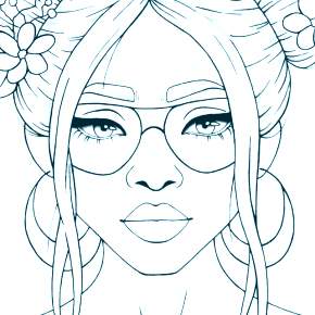 Раскраска Макияж Раскраска Макияж