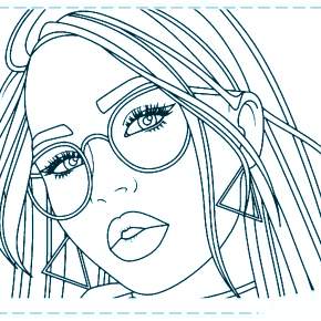 Раскраска Макияж Раскраска Макияж