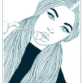 Раскраска Макияж Раскраска Макияж