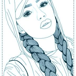 Раскраска Макияж Раскраска Макияж