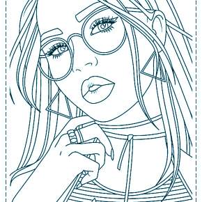 Раскраска Макияж Раскраска Макияж