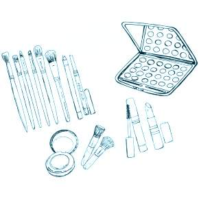 Раскраска Макияж Раскраска Макияж