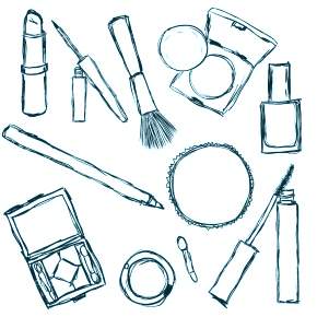 Раскраска Макияж Раскраска Макияж