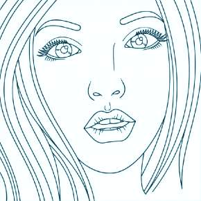 Раскраска Макияж Раскраска Макияж