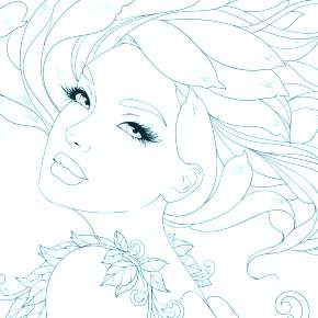 Раскраска Макияж Раскраска Макияж