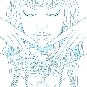 Раскраска Макияж Раскраска Макияж