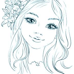 Раскраска Макияж Раскраска Макияж