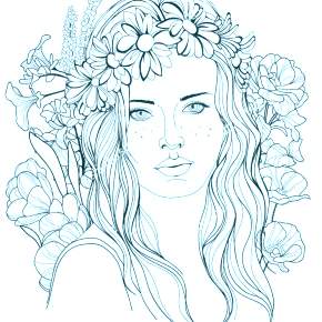 Раскраска Макияж Раскраска Макияж