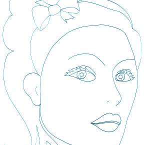Раскраска Макияж Раскраска Макияж