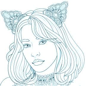 Раскраска Макияж Раскраска Макияж