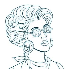 Раскраска Макияж Раскраска Макияж