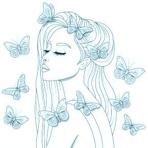 Раскраска Макияж Раскраска Макияж