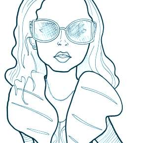 Раскраска Макияж Раскраска Макияж