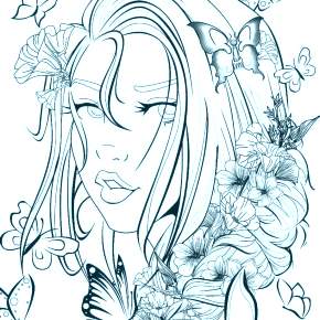 Раскраска Макияж Раскраска Макияж