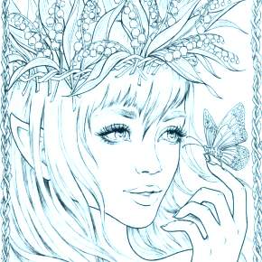 Раскраска Макияж Раскраска Макияж