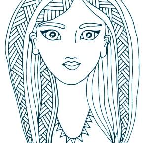 Раскраска Макияж Раскраска Макияж