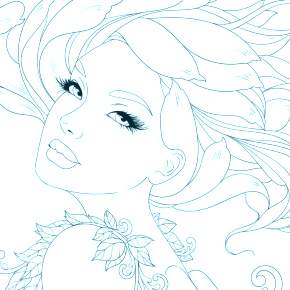 Раскраска Макияж Раскраска Макияж