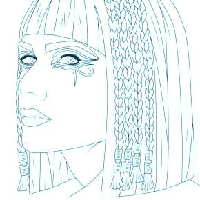 Раскраска Макияж Раскраска Макияж