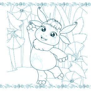 Раскраска Лунтик и его друзья Раскраска Лунтик и его друзья