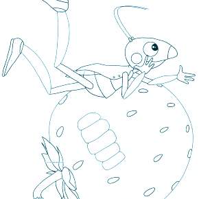 Раскраска Лунтик и его друзья Раскраска Лунтик и его друзья