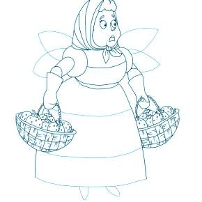 Раскраска Лунтик и его друзья Раскраска Лунтик и его друзья