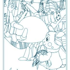 Раскраска Лунтик и его друзья Раскраска Лунтик и его друзья