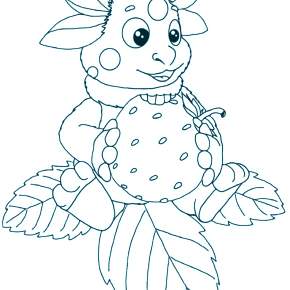 Раскраска Лунтик и его друзья Раскраска Лунтик и его друзья