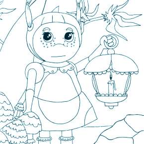 Раскраска Лунтик и его друзья Раскраска Лунтик и его друзья