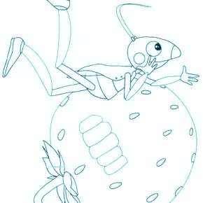 Раскраска Лунтик и его друзья Раскраска Лунтик и его друзья