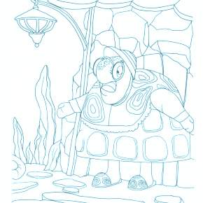 Раскраска Лунтик и его друзья Раскраска Лунтик и его друзья