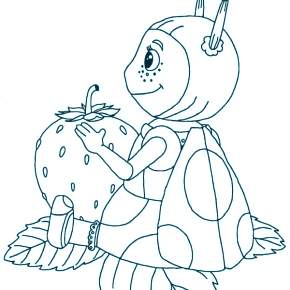 Раскраска Лунтик и его друзья Раскраска Лунтик и его друзья