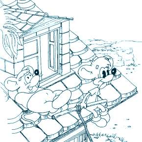 Раскраска кота Леопольда