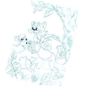 Раскраска кота Леопольда