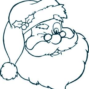 Раскраска Санта Клауса