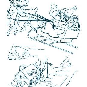 Раскраска Санта Клауса