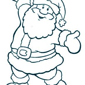 Раскраска Санта Клауса