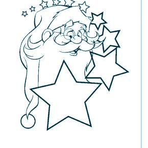 Раскраска Санта Клауса