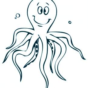 Раскраска Осьминога