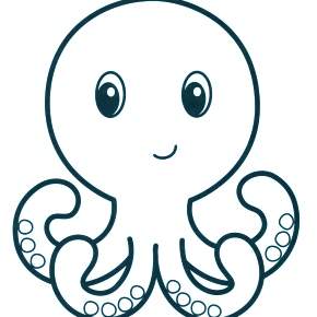 Раскраска Осьминога